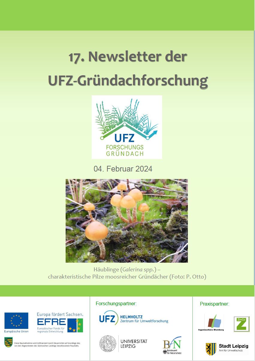 17. Newsletter der  UFZ-Gründachforschung